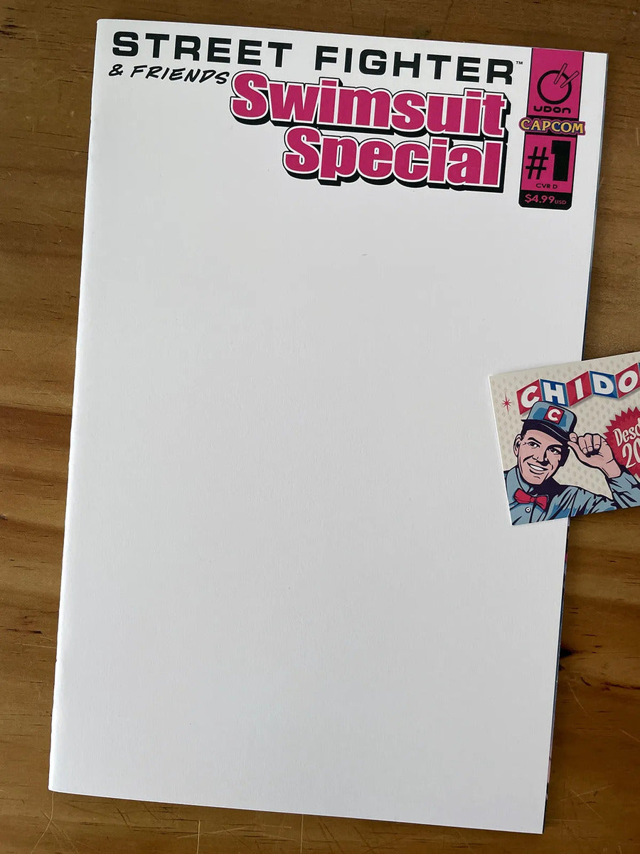 Comic - Street Fighter & Friends Swimsuit #1 Blank Variant