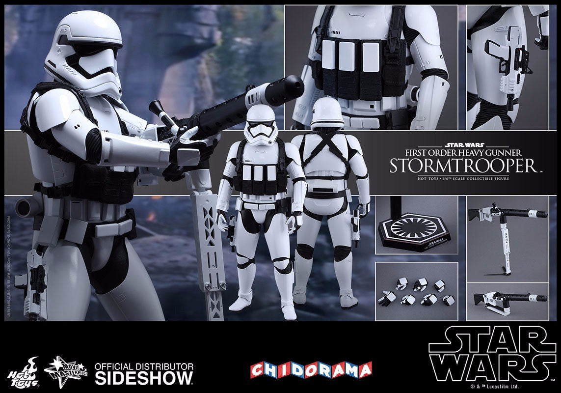 Figura - Star Wars Heavy Gunner Stormtrooper Hot Toys 1/6