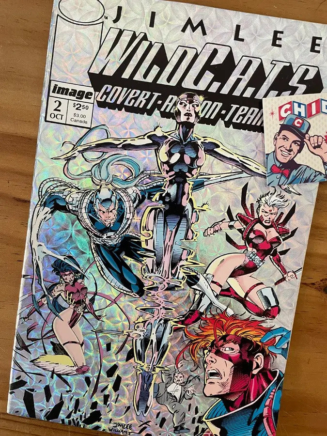 Comic - Wildcats #2 Wildc.a.t.s. Jim Lee Foil