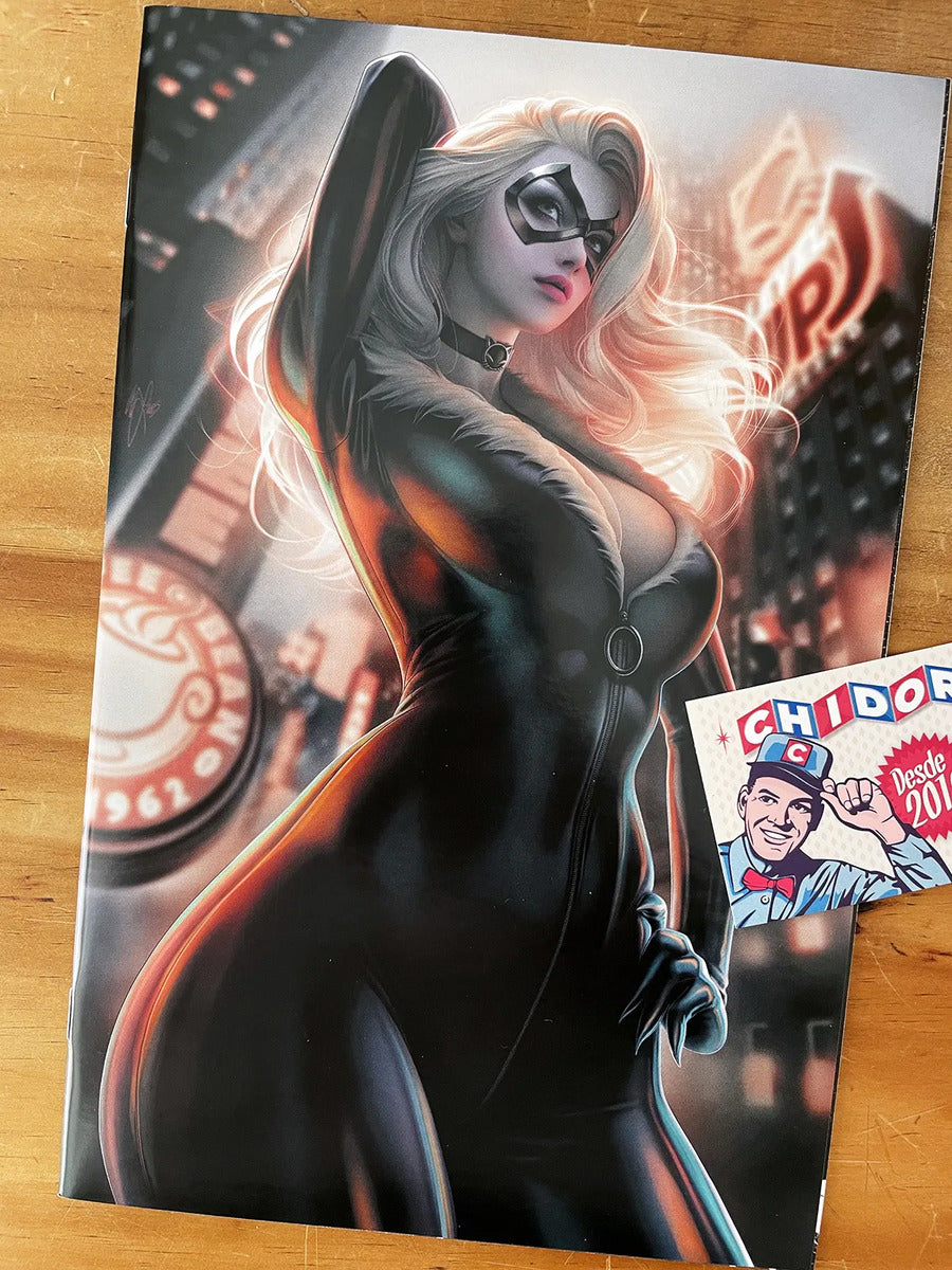 Comic - Black Cat #1 Warren Louw Virgin Sexy
