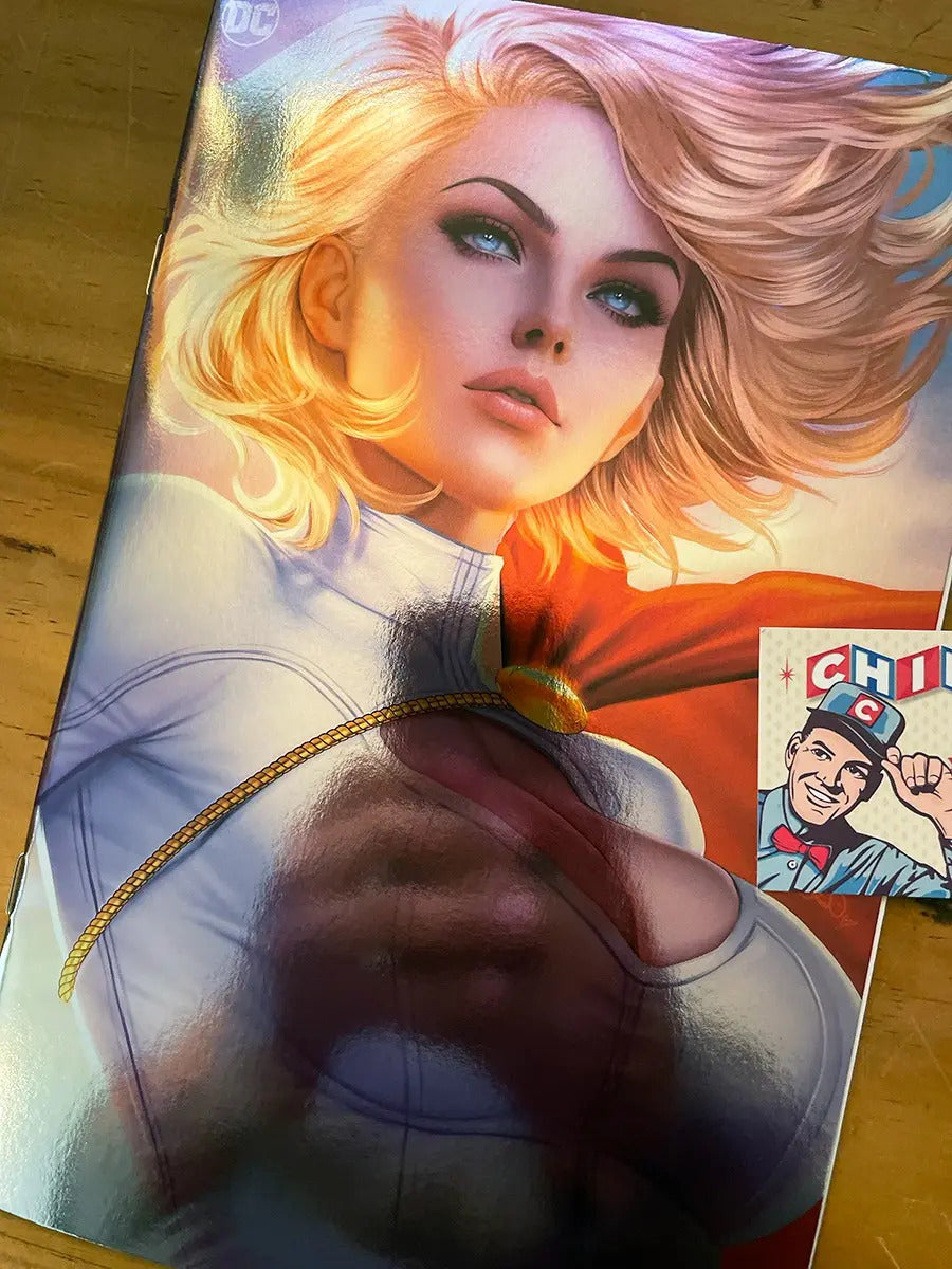 Comic - Power Girl #1 Ariel Diaz Virgin Foil Sexy