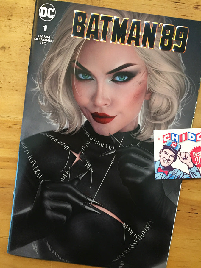 Comic - Batman '89 #1 Warren Louw Catwoman Sexy Cover A
