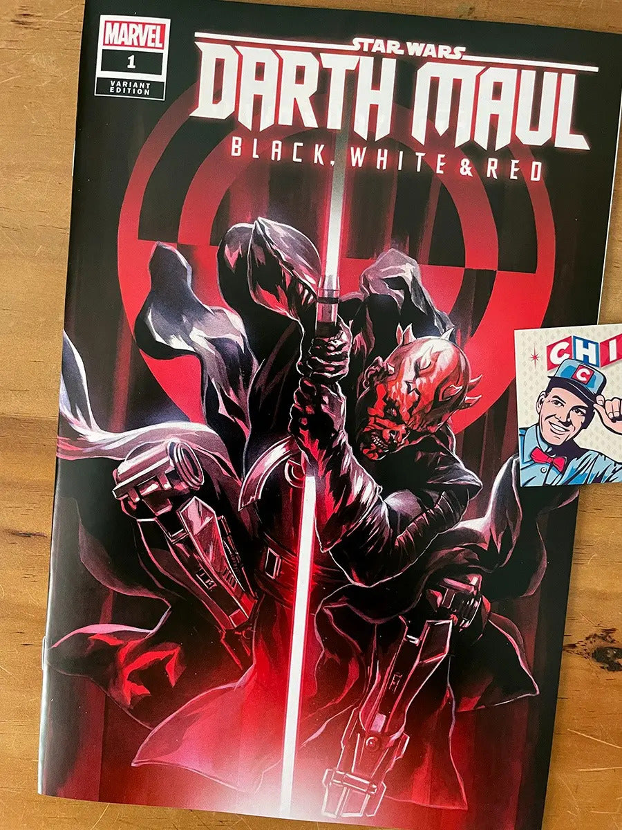Comic - Darth Maul #1 Black White & Red Star Wars Massafera