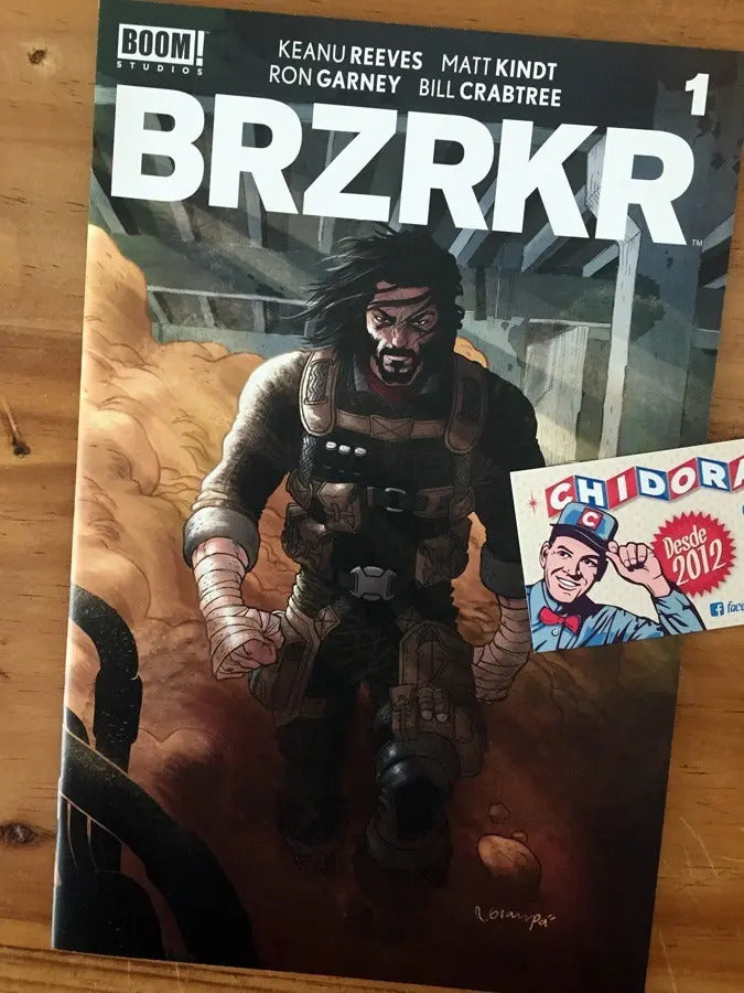 Comic - Brzrkr Berzerker #1 Keanu Reeves Cover H