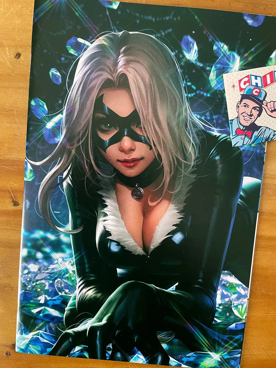 Comic - Amazing Spider-man #1 Derrick Chew Black Cat Virgin
