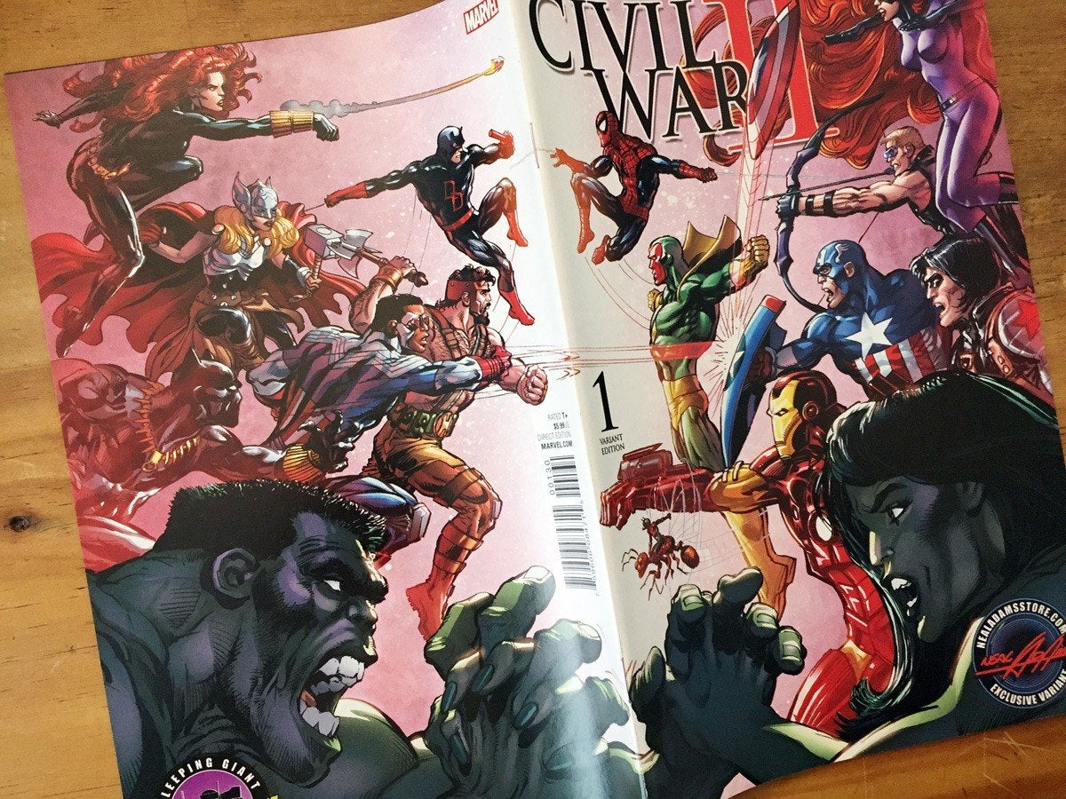 Comic - Civil War Ii #1 Neal Adams Variant
