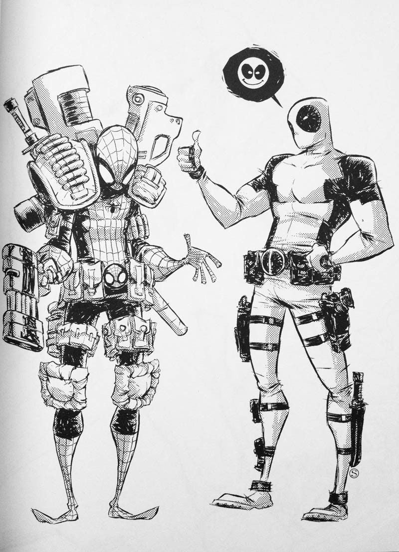 Libro - Color Your Own Deadpool Marvel Comics Para Colorear