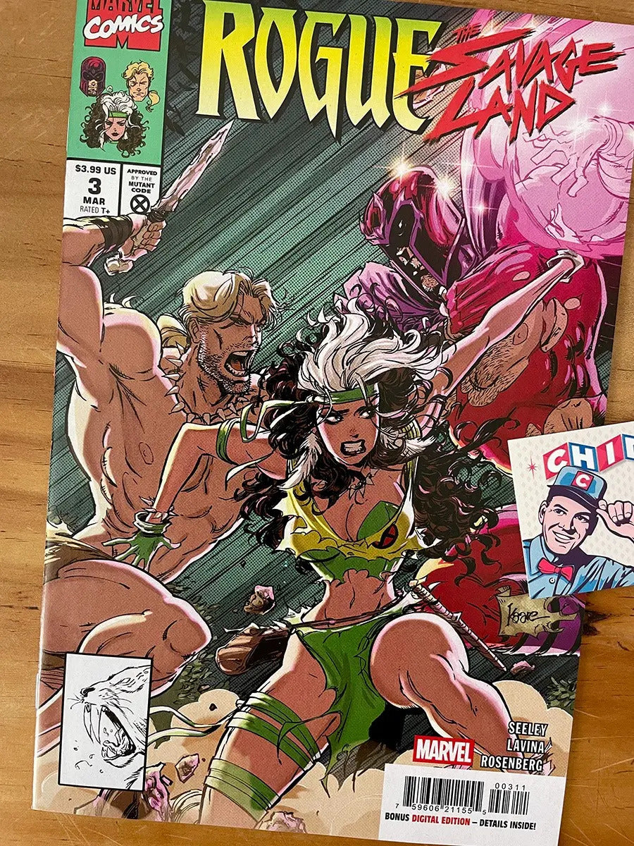 Comic - Rogue Savage Land #3 Kaare Andrews Variant