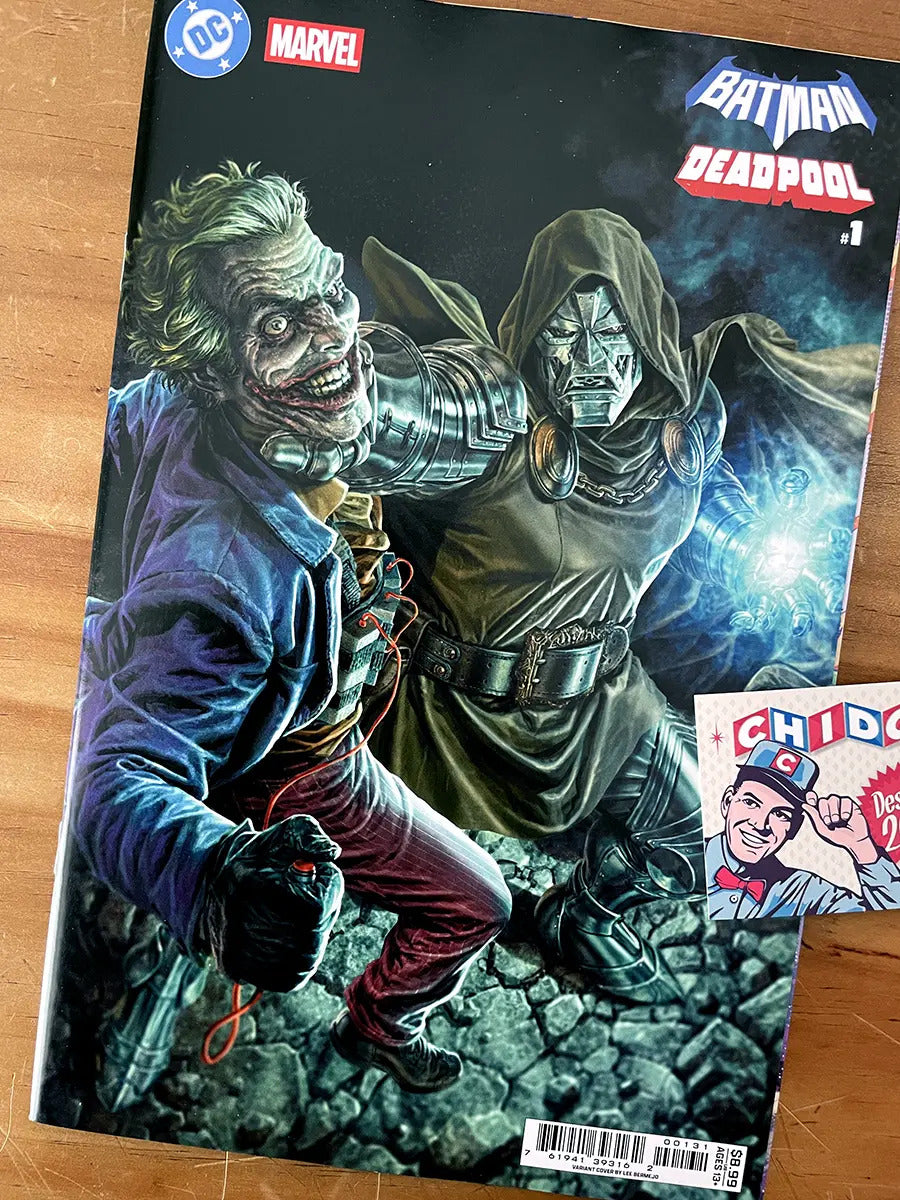 Comic - Batman Deadpool #1 Lee Bermejo Joker Scott Snyder