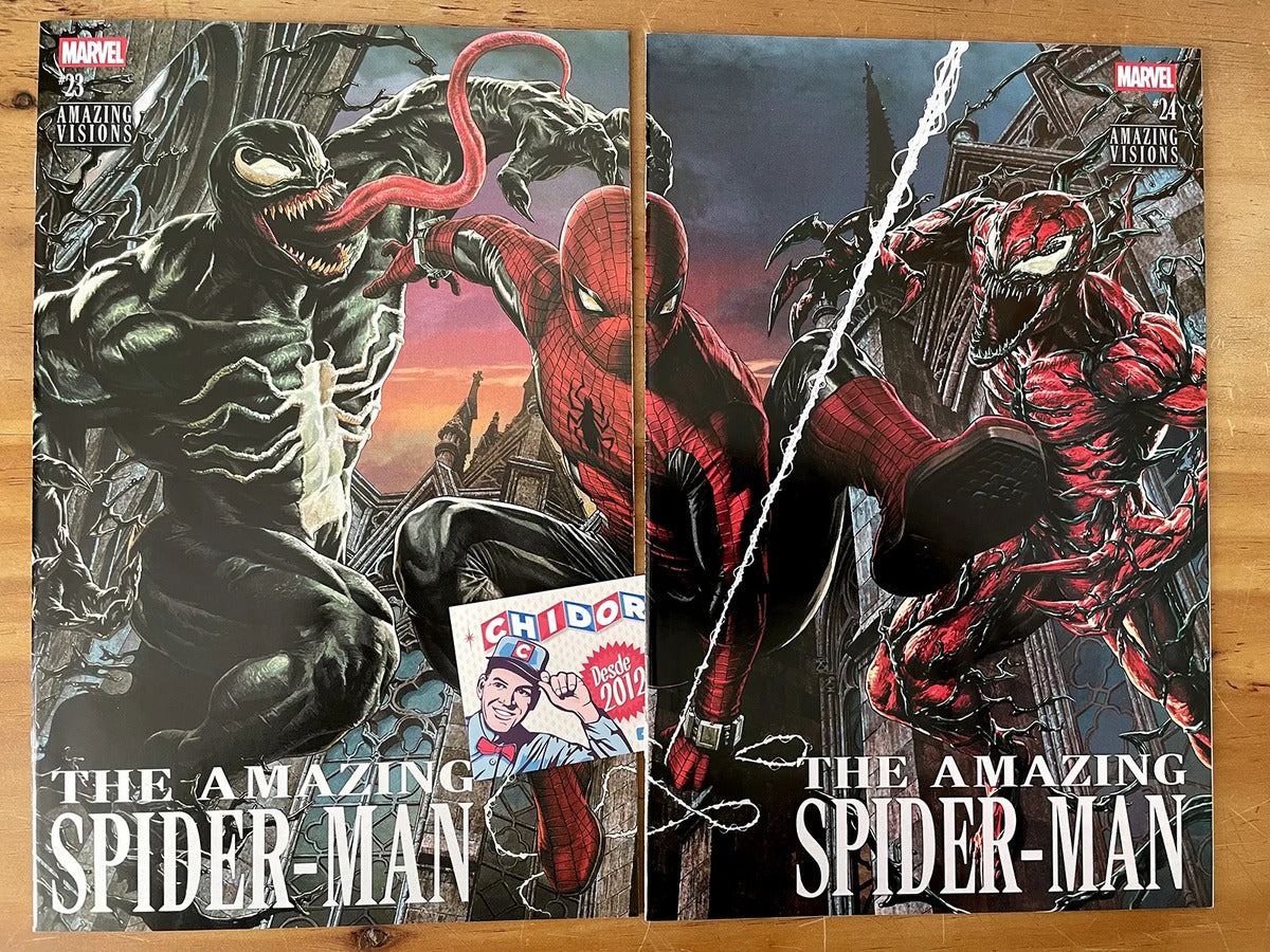 Comic Set - Amazing Spider-man #23 #24 Bermejo Venom