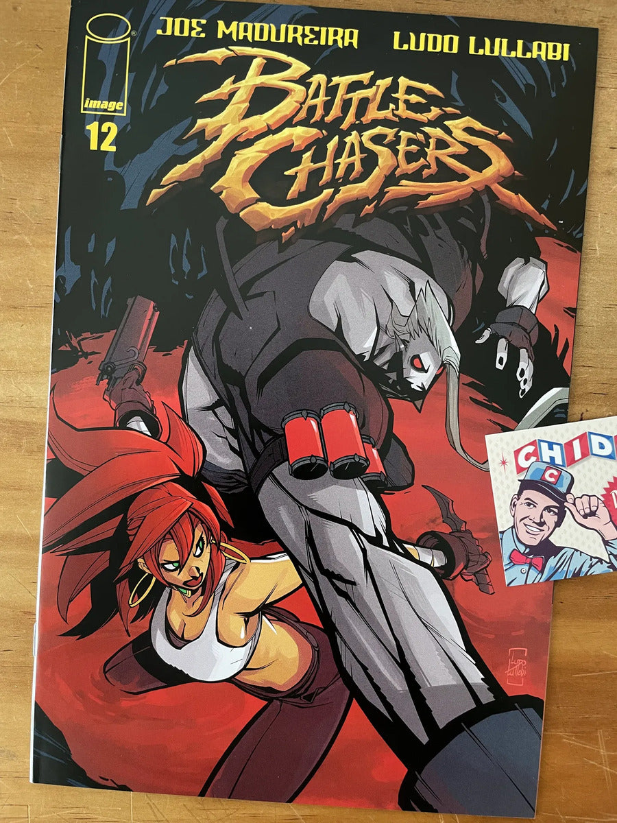 Comic - Battle Chasers #12 Ludo Red Monika Sexy Variant