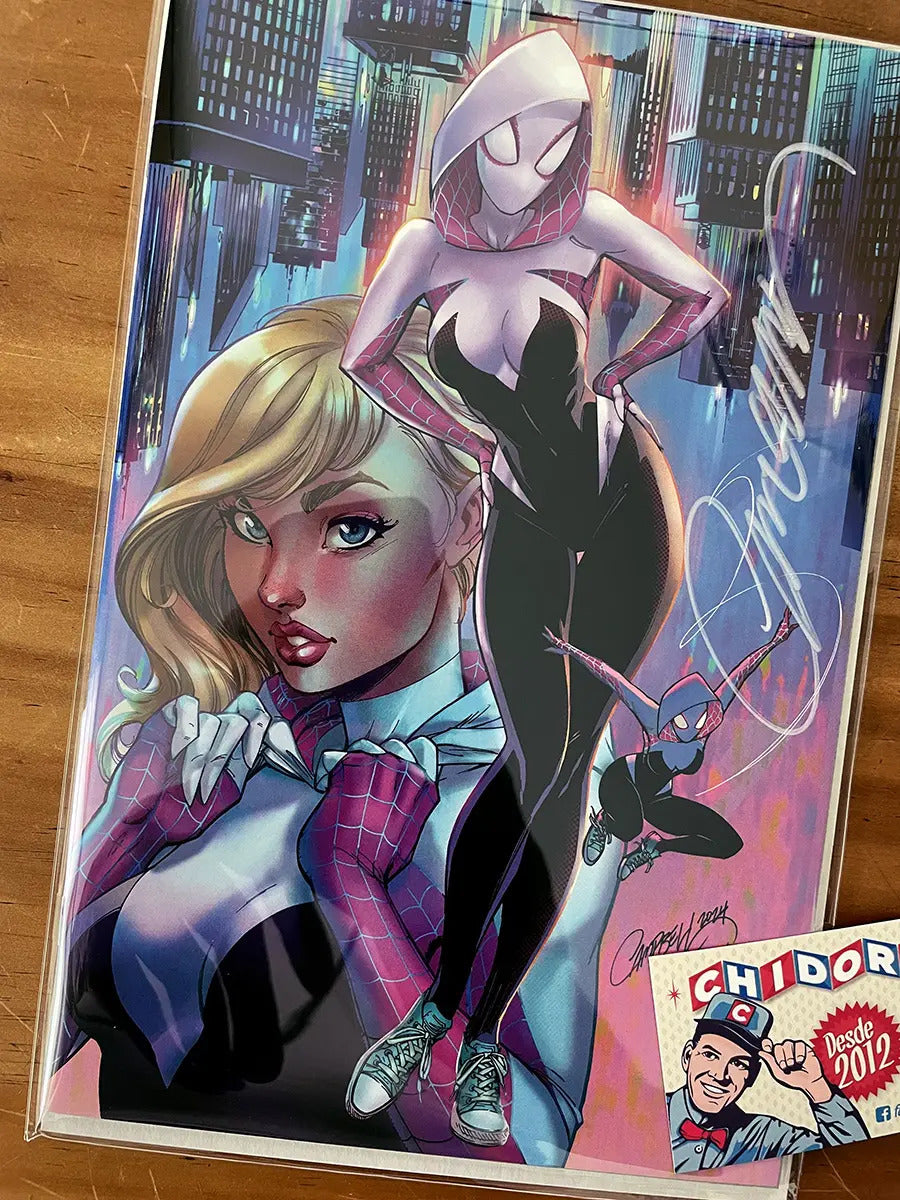 Comic - Spider-gwen Ghost Spider #1 Campbell Virgin Firmada
