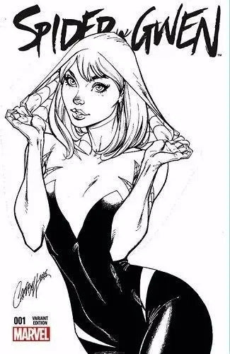 Comic - Spider-gwen #1 Sketch Variant Scott Campbell