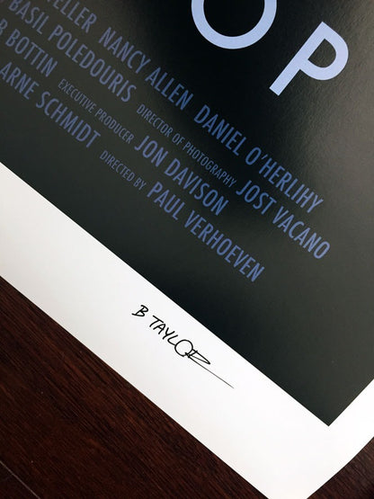 Print - Robocop Poster Taylor Firmado