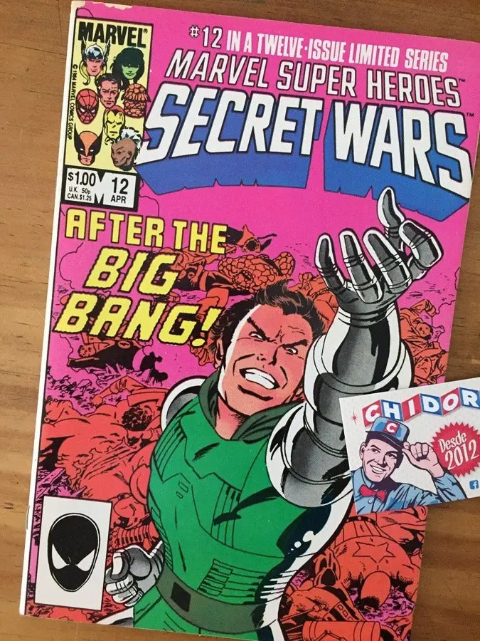 Comic - Secret Wars #12 Dr Doom Black Spidey Jim Shooter