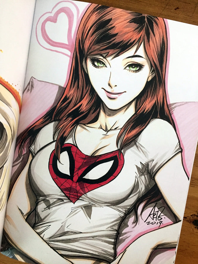 Sketchbook - Ink & Brush Arttrober 2019 Artgerm Firmado