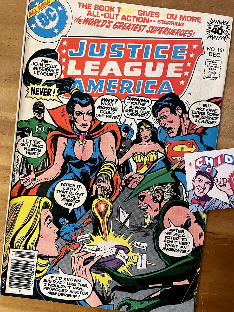 Comic - Justice League Of America #161 Zatanna Superman