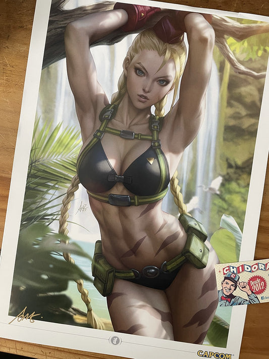 Print - Artgerm - Street Fighter Cammy Firmada Sexy