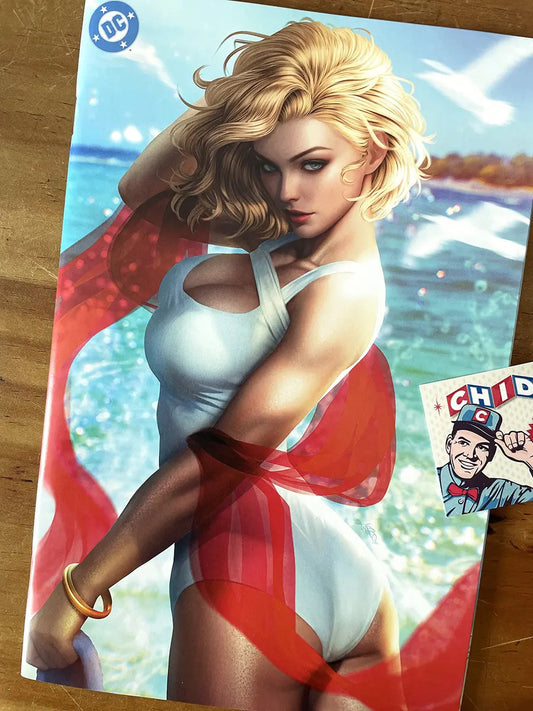 Comic - G'nort's Swimsuit Ariel Diaz Power Girl Variant