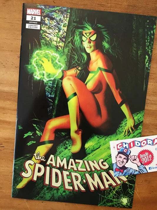 Comic - Amazing Spider-man #822 #21 Mayhew Spider-woman