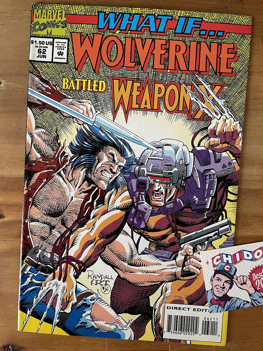 Comic - What If #62 Wolverine Battled Weapon X