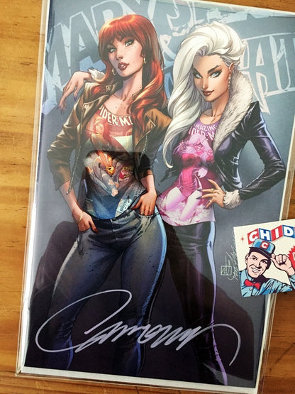 Comic Set - Mary Jane & Black Cat #1 Scott Campbell Firmadas