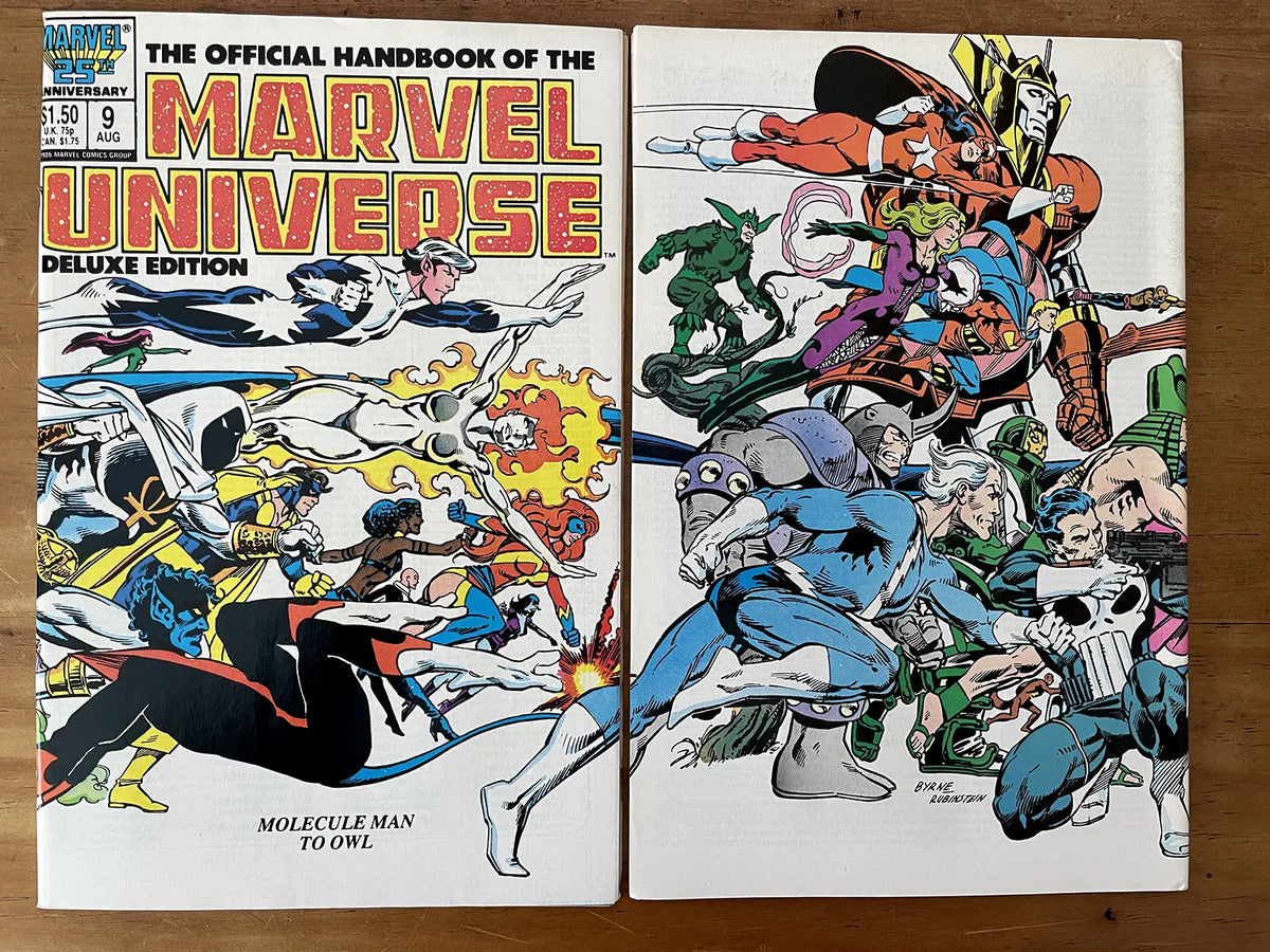 Comic Set - Marvel Universe John Byrne X-men Spider-man