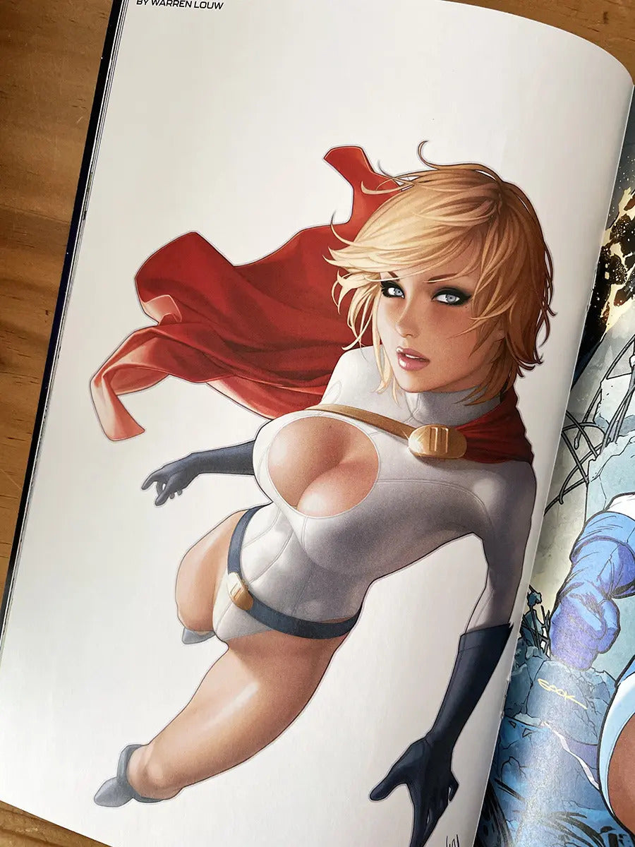 Comic - Power Girl Uncovered #1 Lobos Sexy Wonder Woman