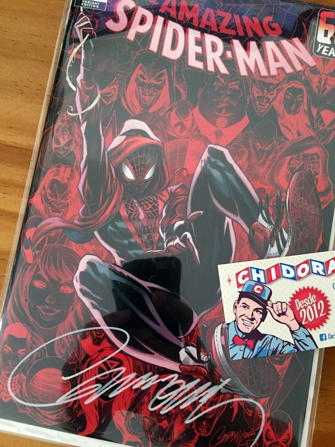 Comic Set - Amazing Spider-man #1 Scott Campbell Firmado Mj