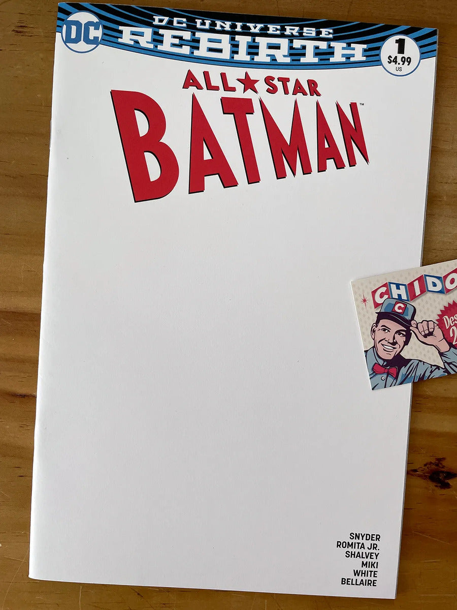 Comic - All Star Batman Rebirth #1 Blank Variant