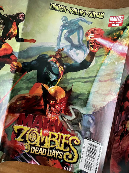 Comic - Marvel Zombies Dead Days #1 X-men Jim Lee Tributo