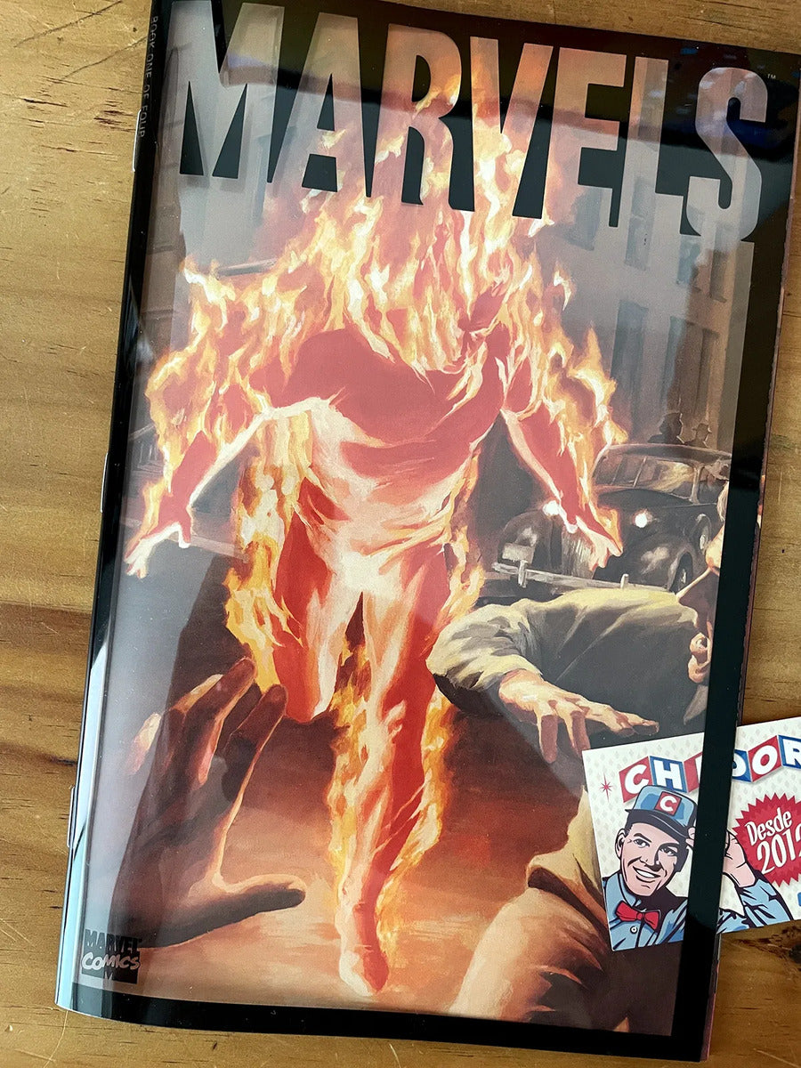Comic Set - Marvels Set Completo Alex Ross Portadas Acetato