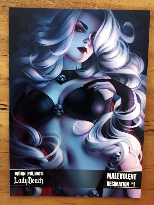 Tarjetas - Lady Death Card Coffin - Warren Louw