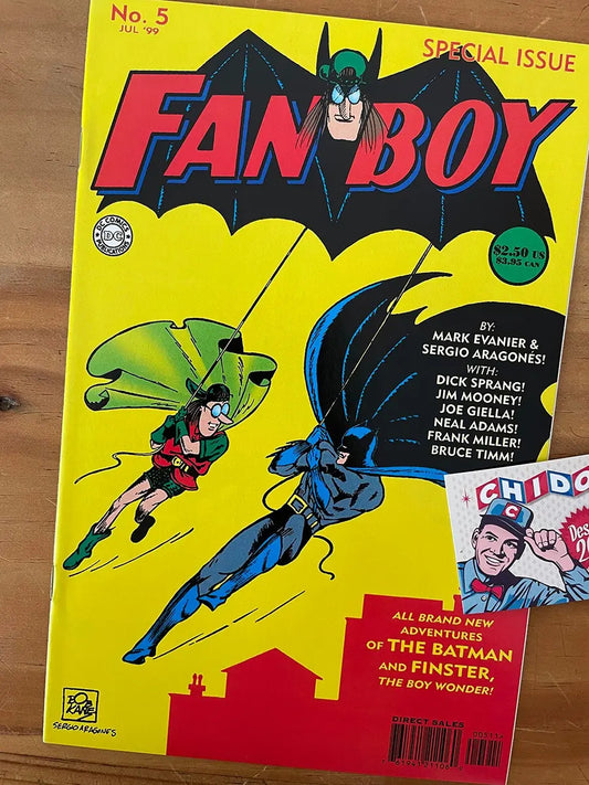 Comic - Fan Boy #5 Sergio Aragones Batman Variant Neal Adams