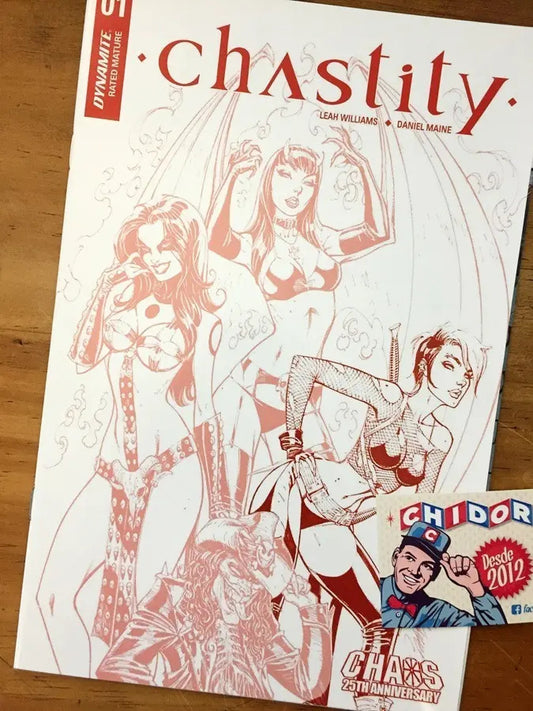 Comic - Chastity #1 Red Sketch Scott Campbell Variant