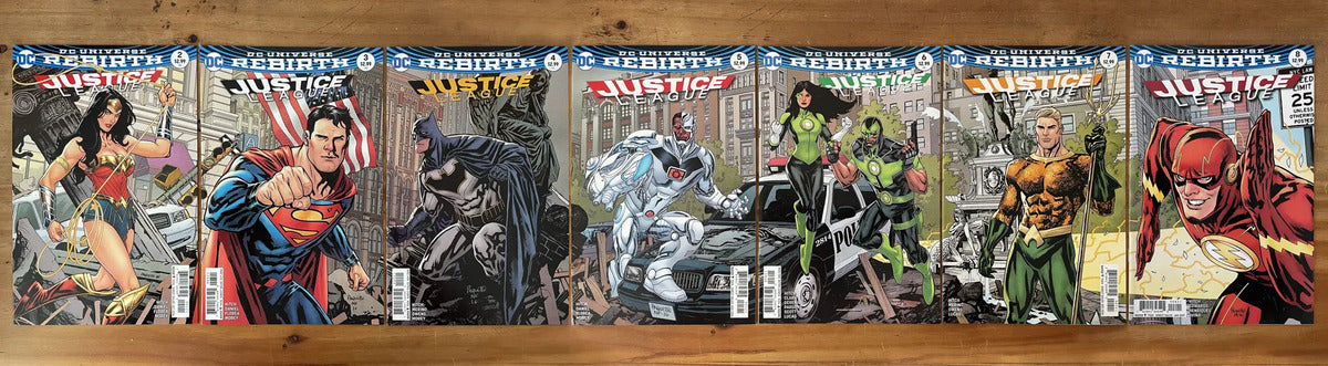 Comic Set - Justice League Dc Rebirth Connecting Batman