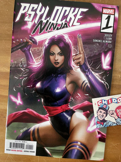 Comic - Psylocke Ninja #1 Derrick Chew Variant Sexy