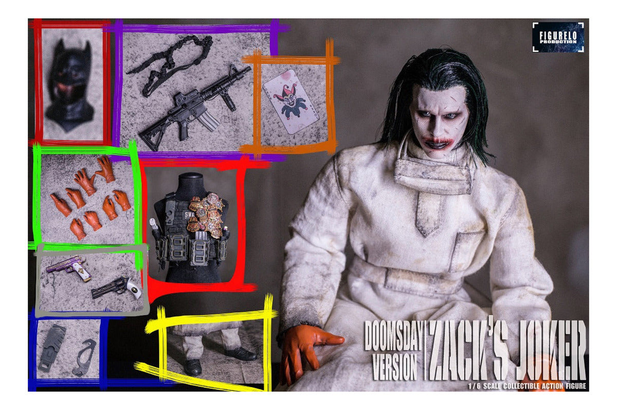 Figura - Zacks Joker Doomsday Version Figurelo Nueva Sellada