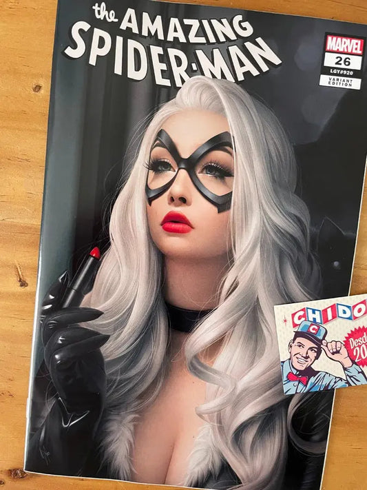 Comic - Amazing Spider-man #26 Warren Louw Cover A Black Cat