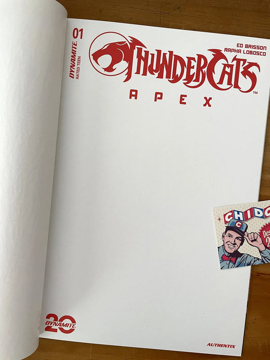 Comic - Thundercats Apex #1 Blank Variant