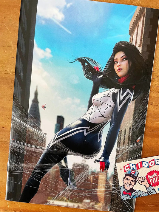 Comic - Amazing Spider-man #23 Tiago Da Silva Silk Virgin