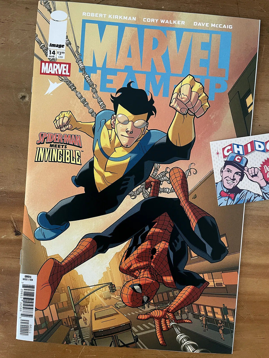 Comic - Marvel Team Up #14 Spider-man Meets Invincible