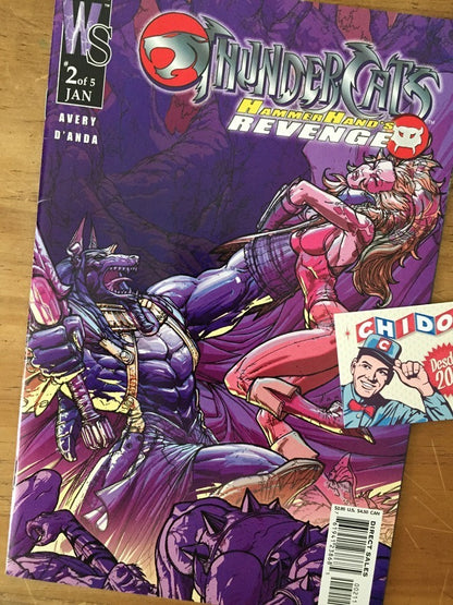 Comic Set - Thundercats Hammer Hand's Revenge Alex Sinclair
