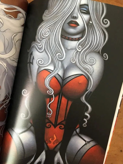 Comic - Lady Death Echoes #1 Mike Debalfo Naughty Firma Coa
