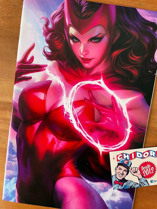 Comic - X-men #4 Artgerm Scarlet Witch Cover B Virgin Sexy