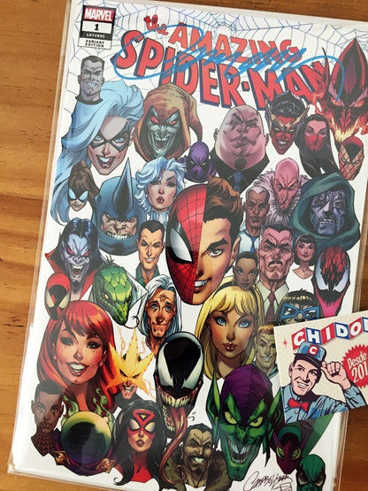 Comic Set - Amazing Spider-man #1 Scott Campbell Firmado Mj