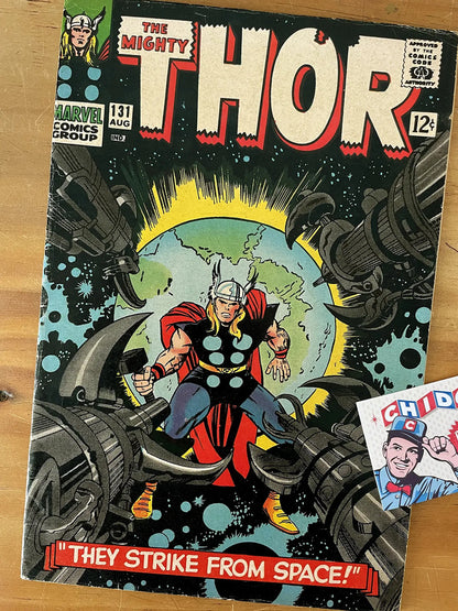 Comic - Mighty Thor #131 Jack Kirby Stan Lee 1966