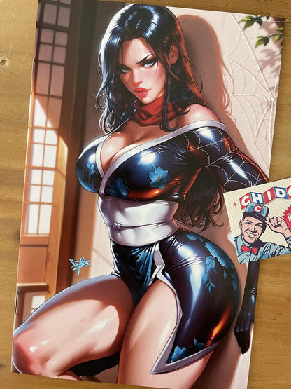 Sketchbook - Artist Alley Dhaxina Silk Spider-man Sexy