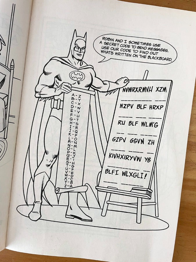 Comic - Super Heroes Goodhealth Book Batman Superman