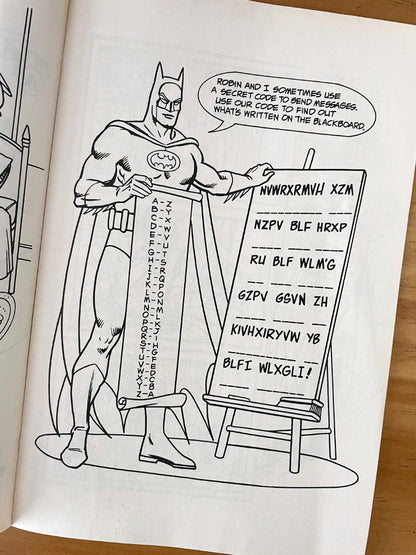 Comic - Super Heroes Goodhealth Book Batman Superman